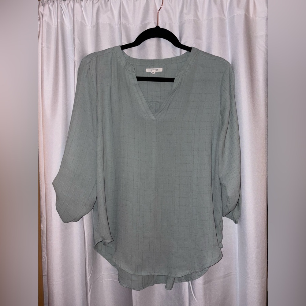 Maurices 3/4 Sleeve Textured Blouse